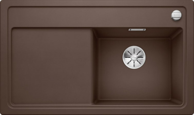 Мойка из силгр. Blanco ZENAR 45 S-F (чаша справа) кофе