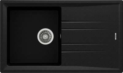 Мойка из тегр. Teka STONE 50 B-TG черный металлик (ручной слив)