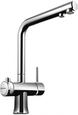 Смеситель OMOIKIRI Hotaru-CH-WH латунь/хром/белый