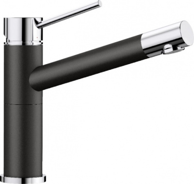 Смеситель BLANCO ALTA Compact хром/черный