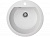 Мойка кухонная Laveo Dafne SBD_680T круглая белый