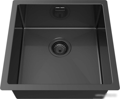 Кухонная мойка ZorG ZRN 4545 Premium PVD Gunblack