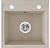 Мойка кухонная Laveo Trzynastka SBP_410T квадратная бежевый