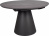 Кухонный стол Signal Angel II 120-160/120 (эффект серого мрамора/черный)