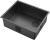 Кухонная мойка ZorG Zerox 54 U / IF Side SF Zurinox PVD Gunblack Кухонная мойка ZorG Zerox 54 U / IF Side SF Zurinox PVD Gunblack