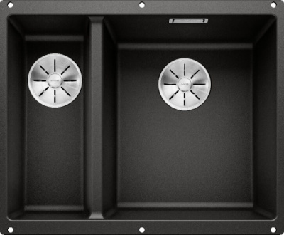 Мойка из силгр. Blanco SUBLINE 340/160-U (чаша справа) черный