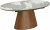 Кухонный стол Signal Marocco 160-200/90 (ceramic белый pandoro/орех)