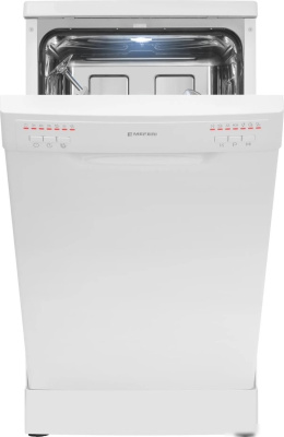 Отдельностоящая посудомоечная машина Meferi MDW4562WH FS Light