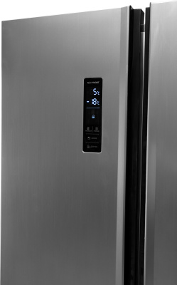 Холодильник (side by side) Weissgauff WSBS 500 NFX Inverter