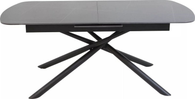 Кухонный стол Signal Vector ceramic 160-200/90 (черный/черный)