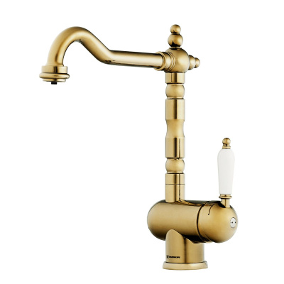 Смеситель для кухни Omoikiri Kyoto 2 Plus-AB античная латунь