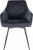 Стул с подлокотниками Signal Servio Velvet Bluvel 19 (черный/черный)