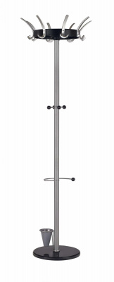 Вешалка HALMAR W47 серебристо-черная