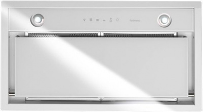 Вытяжка Falmec Design GRUPPO INCASSO MURANO 50 inox vetro bianco (800)