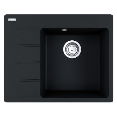 Мойка с сифоном гранит CNG 611-62 TL оникс, левая (в/у) Franke (114.0630.455)