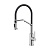 Смеситель для кухни Omoikiri Makkari 2 Plus-SB-BN-BL нержавеющая сталь/черный