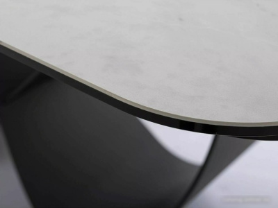Кухонный стол Signal Infinity ceramic INFINITYBC160 (белый/черный)