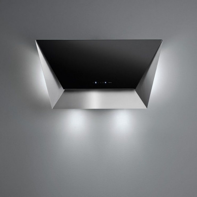 Вытяжка FALMEC  PRISMA PARETE/WALL 85 CONO VETRO NERO LUCIDO RAL CPQN85.E0P2#ZZZN491F