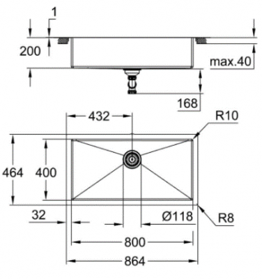 Кухонная мойка Grohe K700 (31580SD1)