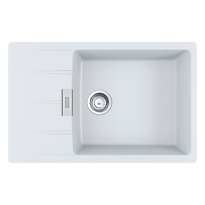 Мойка с сифоном гранит CNG 611-78 XL белый (в/у) Franke (114.0630.433)