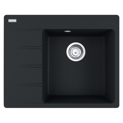 Мойка с сифоном гранит CNG 611-62 TL черный матовый, правая (в/у) Franke (114.0630.458)