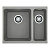 Мойка кухонная Franke Kubus KBG 160 (серый)