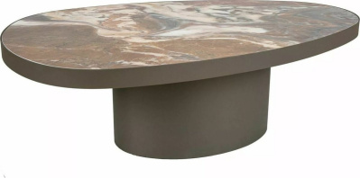 Журнальный столик Signal Gusto A Ceramic (коричневый Patagonia/медный)