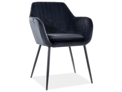 Стул SIGNAL IRYS VELVET черный New