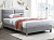 Кровать Signal Sierra Velvet 120х200 (светло-серый/дуб)
