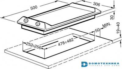 Газовая панель Smeg SRV531GH5