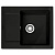 Мойка керамика Fraceram MRK 611-62 черный матовый Franke (124.0380.345)