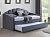 Кровать с выдвижным спальным местом Signal Bella Velvet 90х200 (серый)