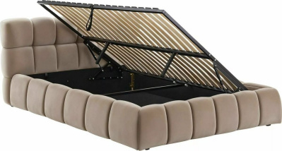 Кровать Signal Parma Velvet Bluvel 40 160/200 (темно-бежевый)