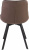 Стул Signal Monti Velvet Bluvel 38 (капучино/черный)