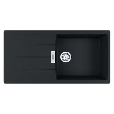 Мойка с сифоном гранит CNG 611-100 черный матовый (в/у) Franke (114.0630.444)