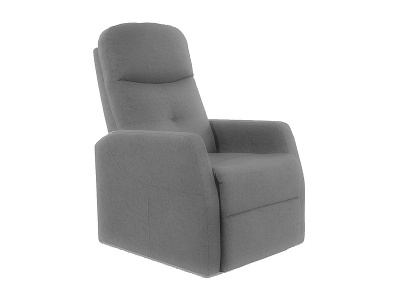 Кресло SIGNAL ARES VELVET Bluvel14 раскладное, серый New