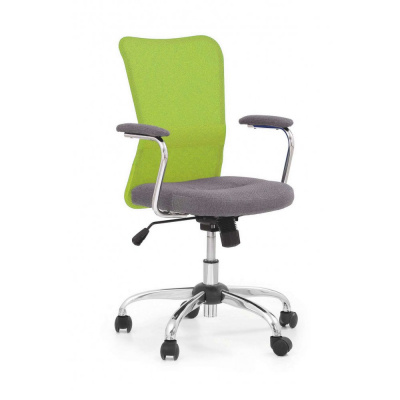 Кресло компьютерное HALMAR ANDY серо/зеленый