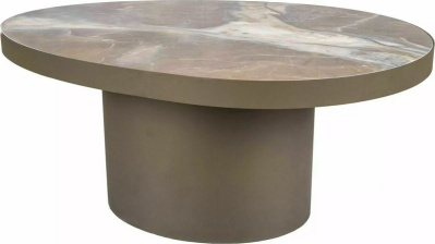Журнальный столик Signal Gusto B Ceramic (коричневый Patagonia/медный)