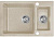 Мойка кухонная Laveo Celia SBC_430T прямоугольная бежевый