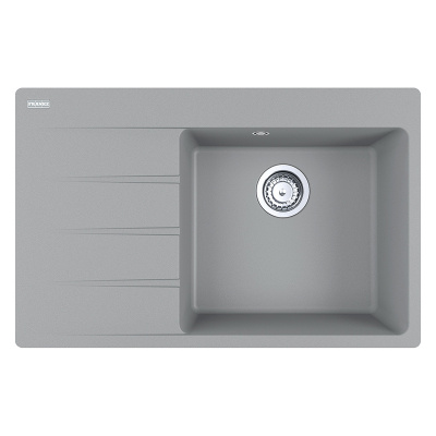 Мойка с сифоном гранит CNG 611-78 TL серый камень, правая (в/у) Franke (114.0630.477)