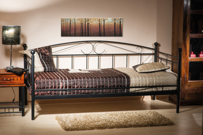 Кровать SIGNAL ANKARA черный, 90/200