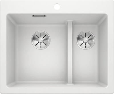 Мойка из силгр. Blanco PLEON 6 Split белый