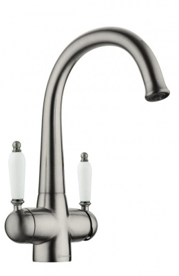 Смеситель OMOIKIRI Okinawa-2-SI латунь/античное серебро