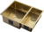 Кухонная мойка ZorG Zerox 58-2 U / IF-R PVD Gold Кухонная мойка ZorG Zerox 58-2 U / IF-R PVD Gold