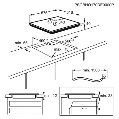 Электрическая панель Electrolux CEE6432KX