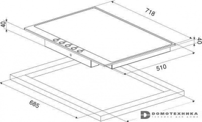Электрическая панель Smeg P775PO
