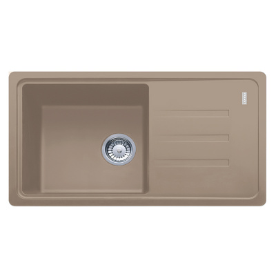 Мойка с сифоном гранит BSG 611-78 миндаль оборотная Franke (114.0375.037)