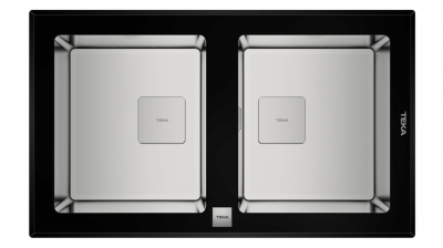 Мойка из нерж. стали Teka DIAMOND RS15 2B 86 BLACK (с клапаном-автоматом)