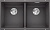 Мойка из силгр. Blanco SUBLINE 350/350-U темная скала