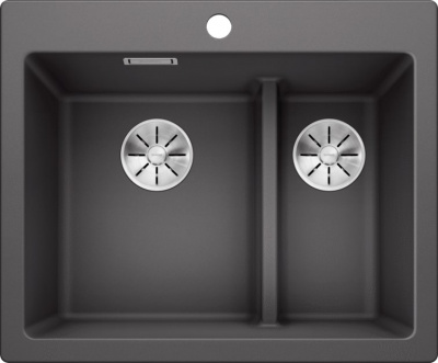 Мойка из силгр. Blanco PLEON 6 Split темная скала
